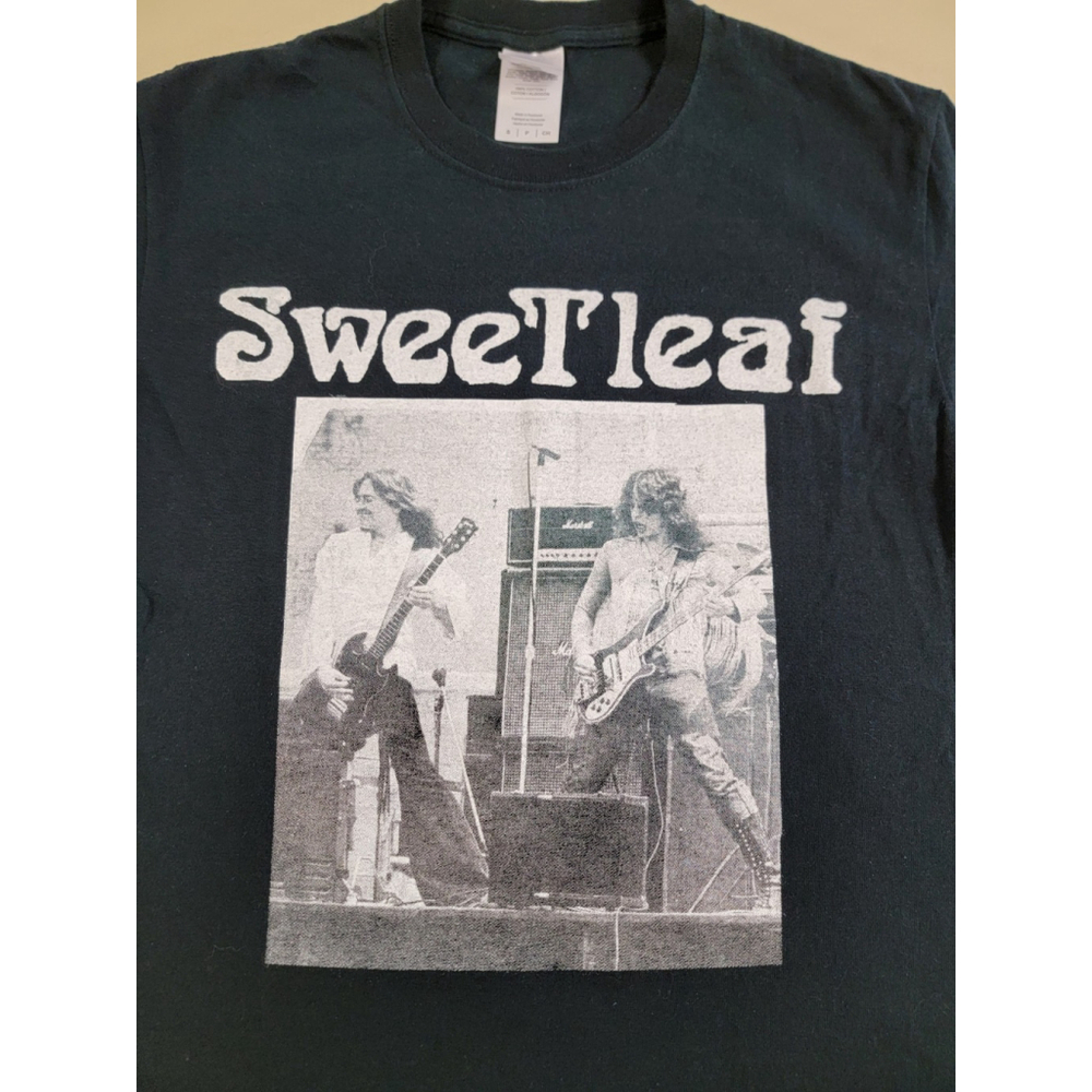 SWEAT LEAF Rock Metal T-SHIRT MENS Size Small Gildan Ultra Black